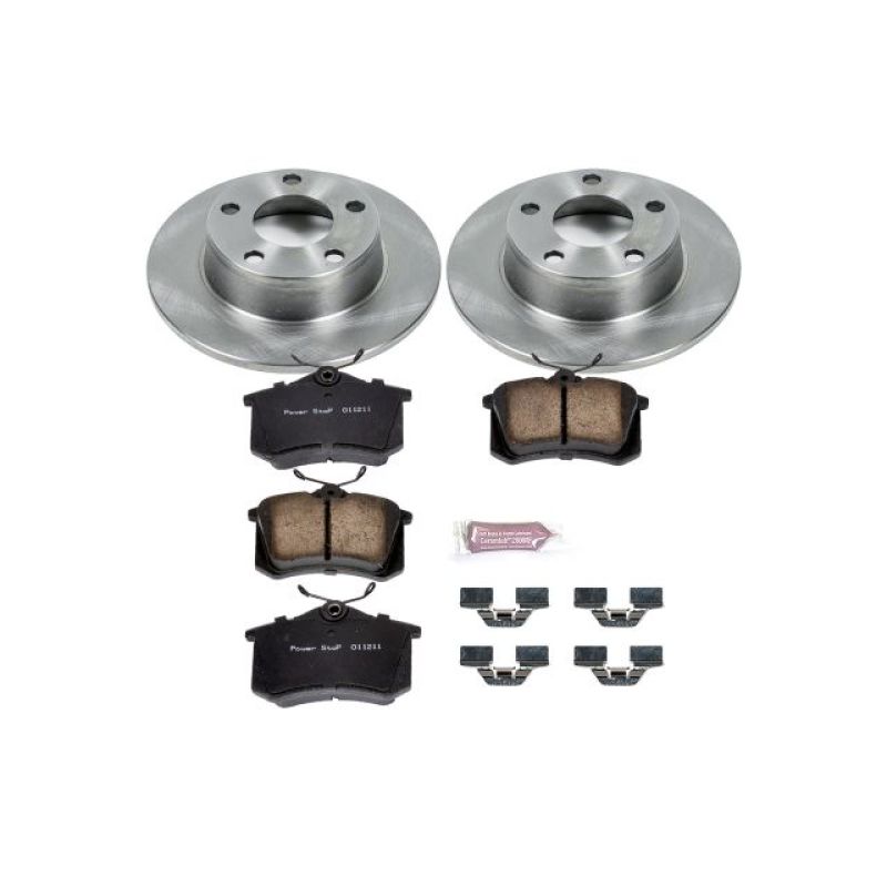 Power Stop 99-04 Audi A6 Quattro Rear Autospecialty Brake Kit Brake Kits - OE PowerStop