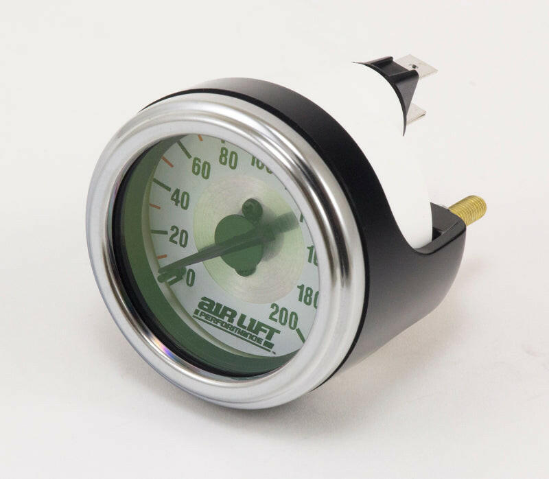 Air Lift Single Needle Gauge- 200 PSI Gauges Air Lift