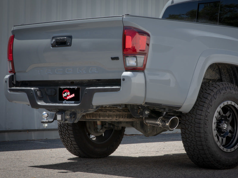 aFe 16-22 Toyota Tacoma Apollo GT Series 2.5in. - 3in. 409 SS Cat-Back Exhaust System w/ Black Tip Catback aFe