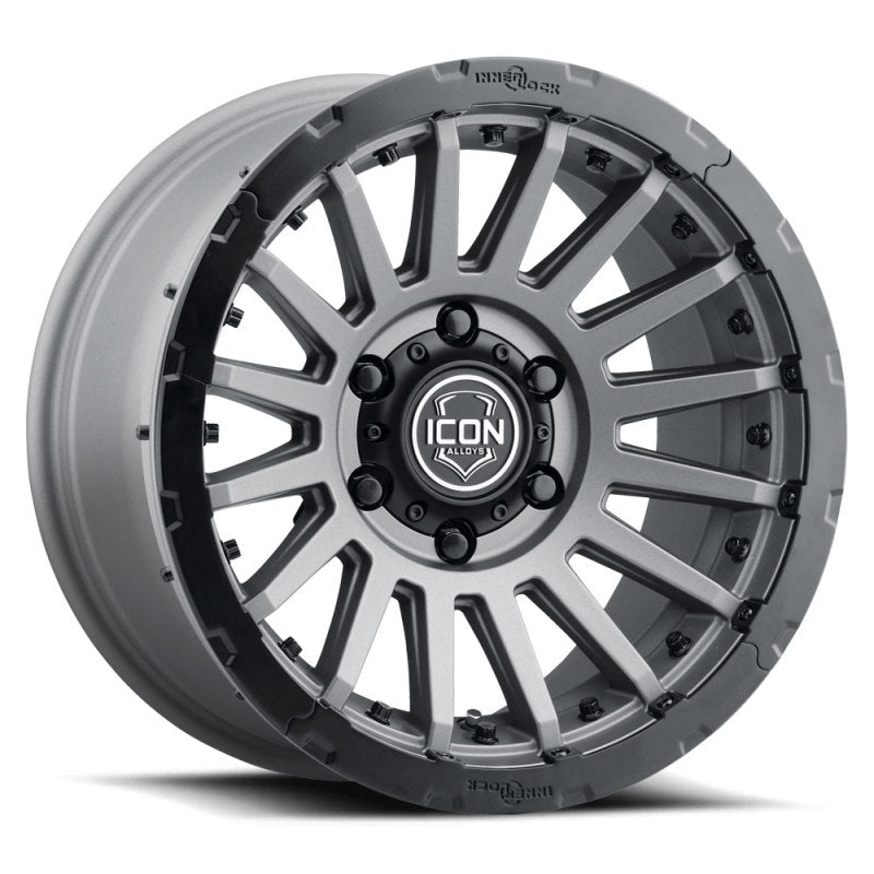 ICON Recon Pro 17x8.5 5 x 4.5 0mm Offset Charcoal Wheel Wheels - Cast ICON