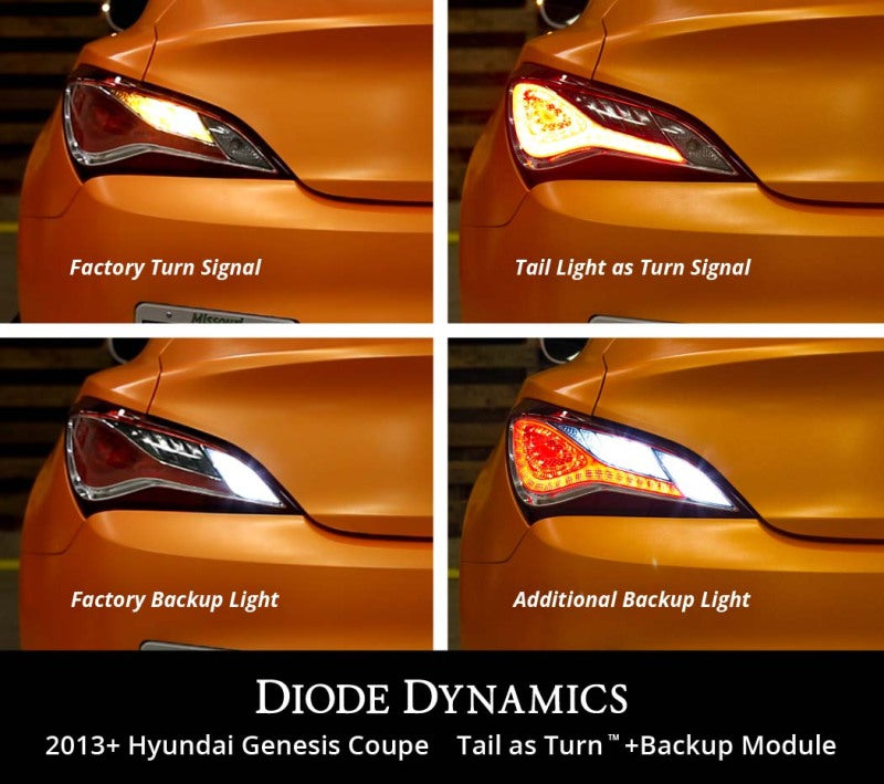 Diode Dynamics 13-16 Hyundai Genesis Coupe Tail as Turn +Backup Module (USDM) Stage 2 Light Accessories and Wiring Diode Dynamics