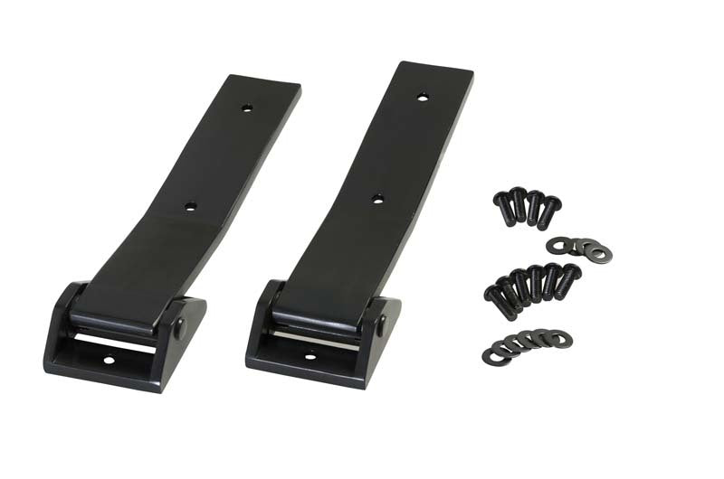 Kentrol 07-18 Jeep Wrangler JK Tailgate Hinge Pair - Powdercoat Black Tailgate Accessories Kentrol