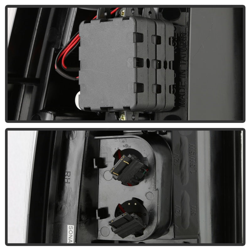 Spyder 03-06 Chevy Silverado - (Does Not Fit Stepside) LED Tail Lights - All Black ALT-YD-CS03V2-LED Tail Lights SPYDER