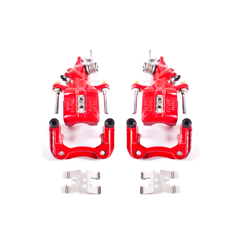 Power Stop 04-08 Acura TSX Rear Red Calipers w/Brackets - Pair Brake Calipers - Perf PowerStop