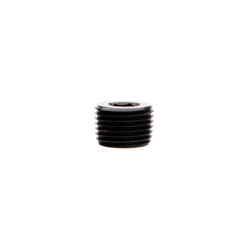 Fleece Performance Universal 1/4in NPT Hex Socket Plug - Black Fittings Fleece Performance