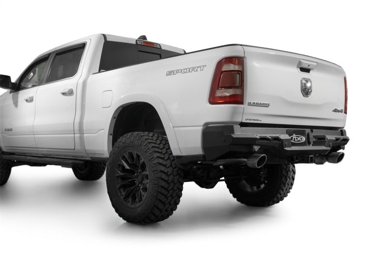 Addictive Desert Designs 19-24 RAM 1500 Black Label Rear Bumper Bumpers - Steel Addictive Desert Designs