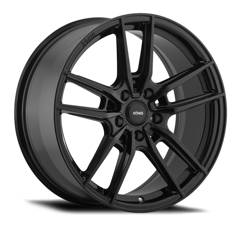 Konig Myth 16x7.5 5x112 ET43 Gloss Black Wheels - Cast Konig