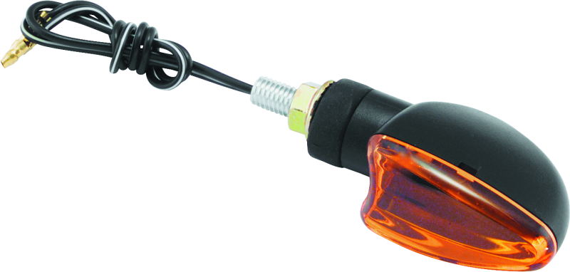 BikeMaster Ministalk Marker Light V-Shape - Black/Amber Sidemarkers & Indicators BikeMaster