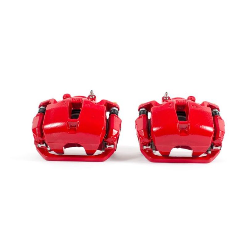 Power Stop 03-05 Infiniti FX35 Front Red Calipers w/Brackets - Pair Brake Calipers - Perf PowerStop