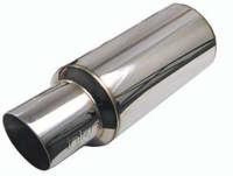 Injen 3.00 Universal Muffler w/Stainless Steel resonated rolled tip (Injen embossed logo) Muffler Injen