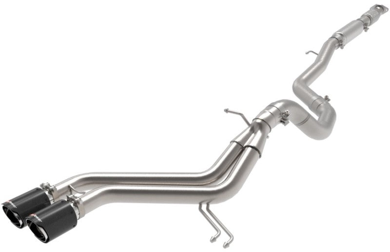aFe Takeda 2-1/2in to 3in SS-304 Cat-Back Exhaust w/ C/F Tips 13-17 Hyundai Veloster L4-1.6L Catback aFe