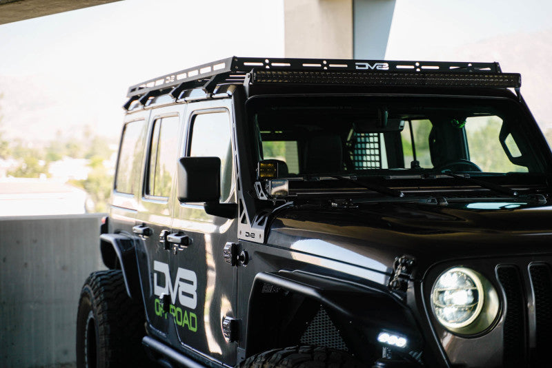DV8 Offroad 2018+ Jeep Wrangler JLO A Pillar Dual Light Pod Mounts Light Mounts DV8 Offroad