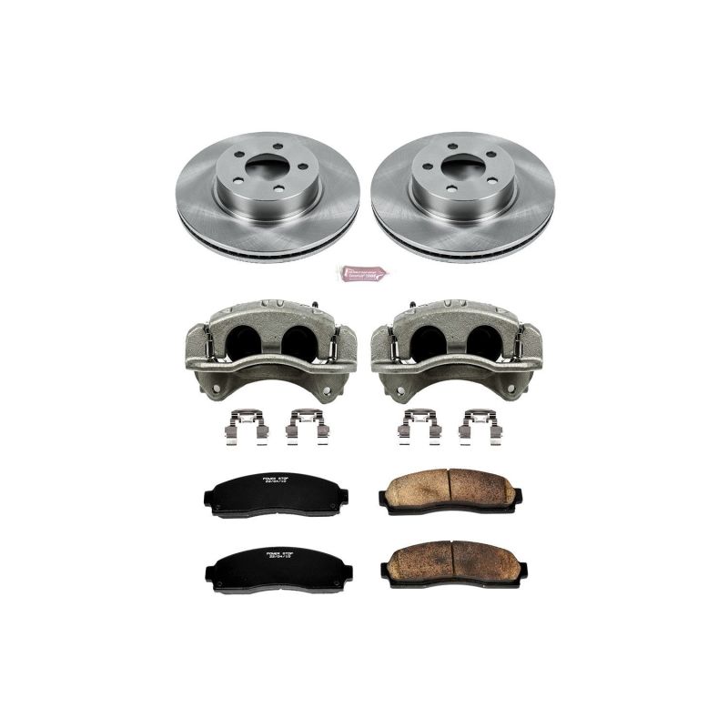 Power Stop 01-03 Ford Explorer Sport Front Autospecialty Brake Kit w/Calipers Brake Kits - OE PowerStop