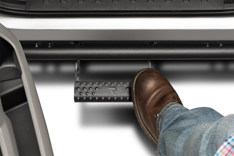 N-Fab RKR Step System 15-17 Ford F-150 SuperCrew - Tex. Black - 1.75in Body Armor & Rock Rails N-Fab