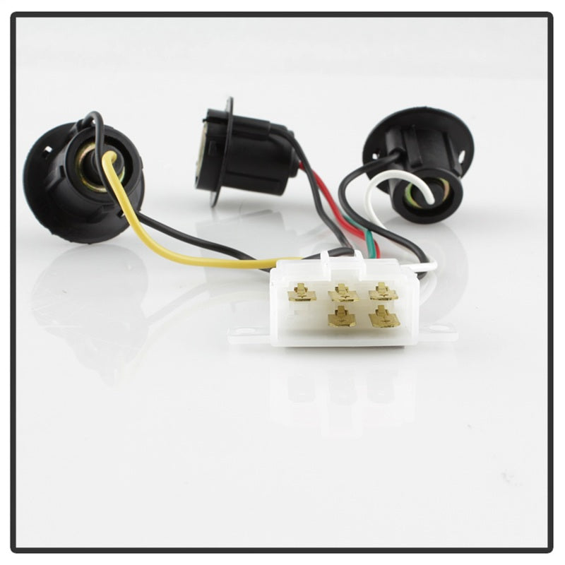 Spyder Toyota Tacoma 95-00 Euro Style Tail Lights Black ALT-YD-TT95-BK Tail Lights SPYDER