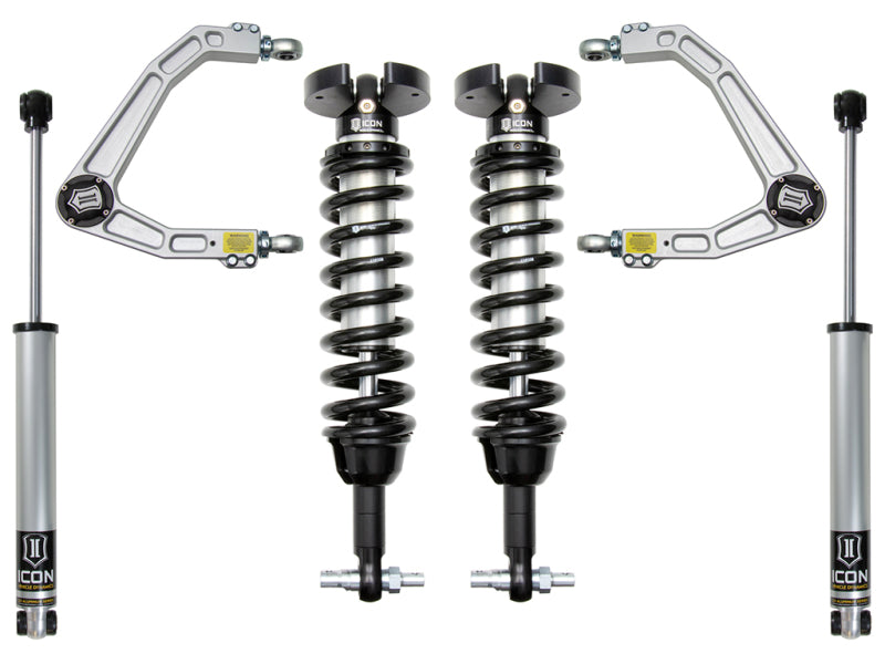 ICON 2019+ GM 1500 1.5-3.5in Stage 2 Suspension System w/Billet Uca Coilovers ICON