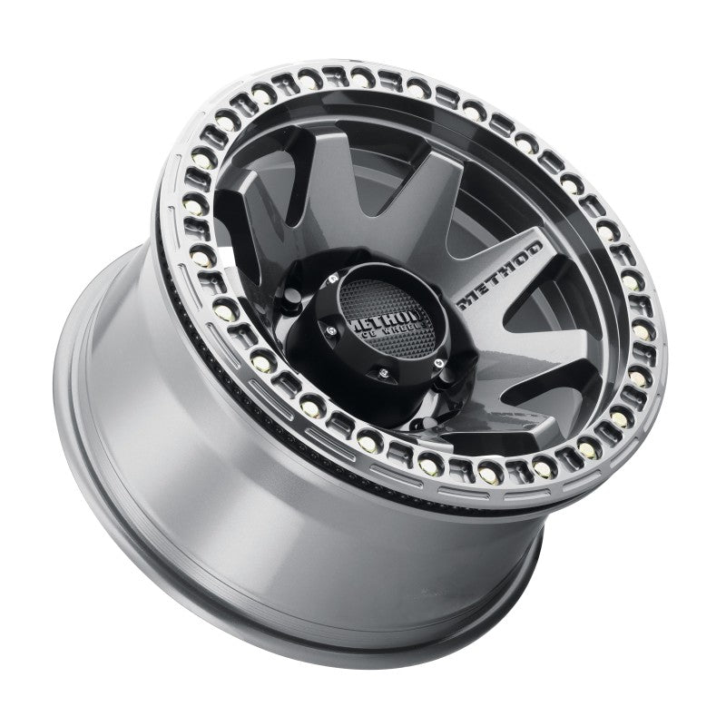 Method MR108 17x9 -44mm Offset 8x6.5 130.81mm CB Gloss Titanium w/BH-H24125-38 Wheel Wheels - Cast Method Wheels