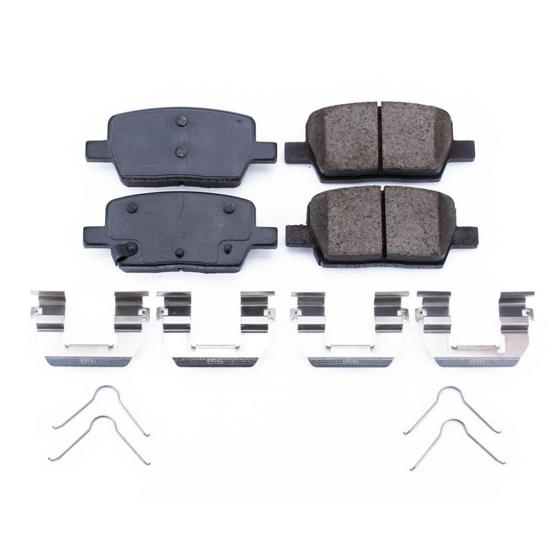 Power Stop 18-19 Buick Enclave Rear Z17 Evolution Ceramic Brake Pads w/Hardware Brake Pads - OE PowerStop