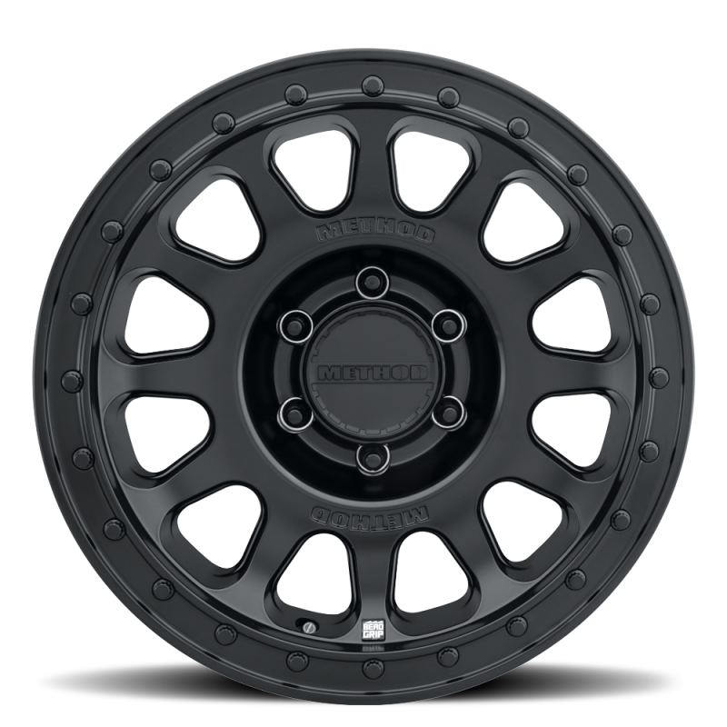 Method MR709 HD Bead Grip 18x 9in / ET12 / 6x135 BP / 87mm Bore - Black Wheel Wheels - Cast Method Wheels