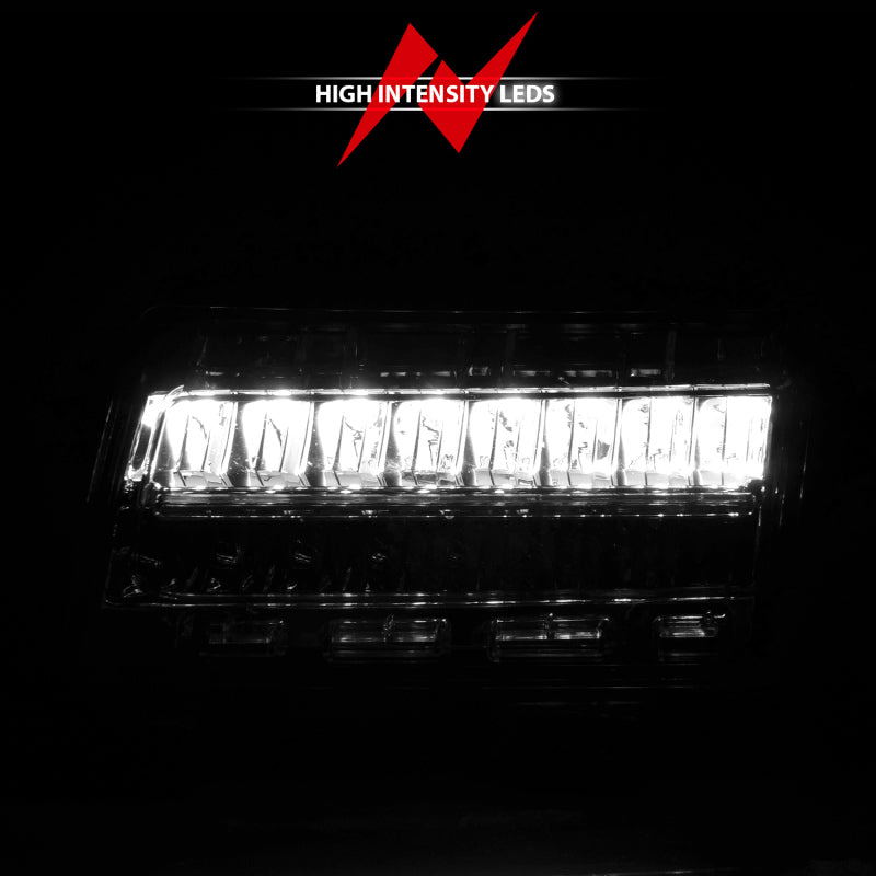 ANZO 2018-2021 Jeep Wrangler LED Side Markers Chrome Housing Clear Lens w/ Sequential Signal Lights Corner ANZO