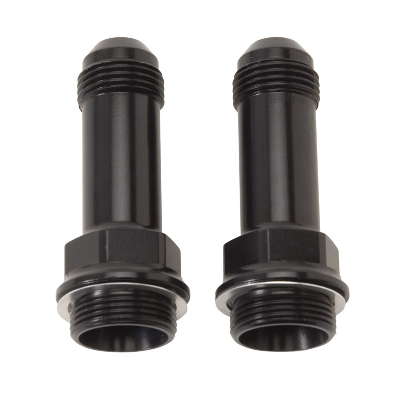 Russell Performance 7/8in -20 x -8 AN Male Flare Extended (2 pcs.) (Red/Blue) Fittings Russell