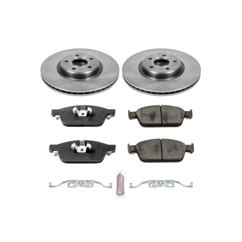 Power Stop 13-14 Ford Focus Front Autospecialty Brake Kit Brake Kits - OE PowerStop