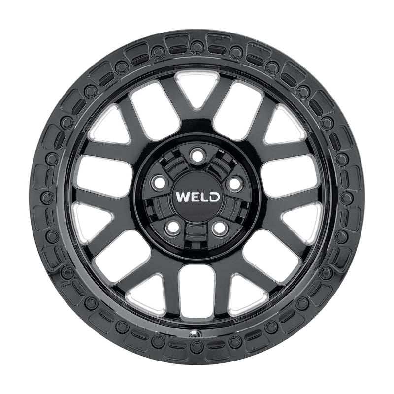 Weld Off-Road W105 17X10 Cinch 5X114.3 5X127 ET-25 BS4.50 Satin Black MIL / Gloss Black 78.1 Wheels - Cast Weld