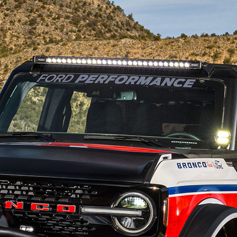 Ford Racing Ford Performance Bronco Windshield Banner - Silver Stickers/Decals/Banners Ford Racing