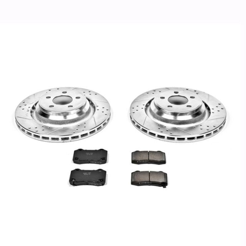 Power Stop 05-10 Chrysler 300 Rear Z23 Evolution Sport Brake Kit Brake Kits - Performance D&S PowerStop