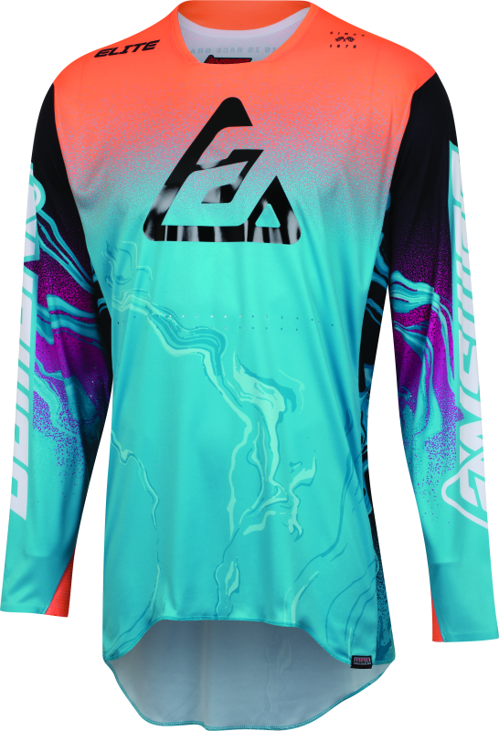 Answer 23 Elite Fusion Jersey Astana/Orange/Rhodamine - 2XL Jerseys Answer