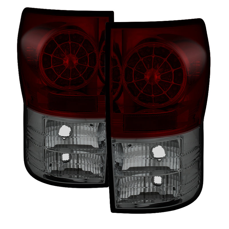 Spyder Toyota Tundra 07-13 LED Tail lights Red Smoke ALT-YD-TTU07-LED-RS Tail Lights SPYDER
