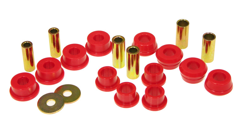 Prothane 91-95 Toyota MR2 Rear Control Arm Bushings (w/ Strut Rod Bushings) - Red Bushing Kits Prothane
