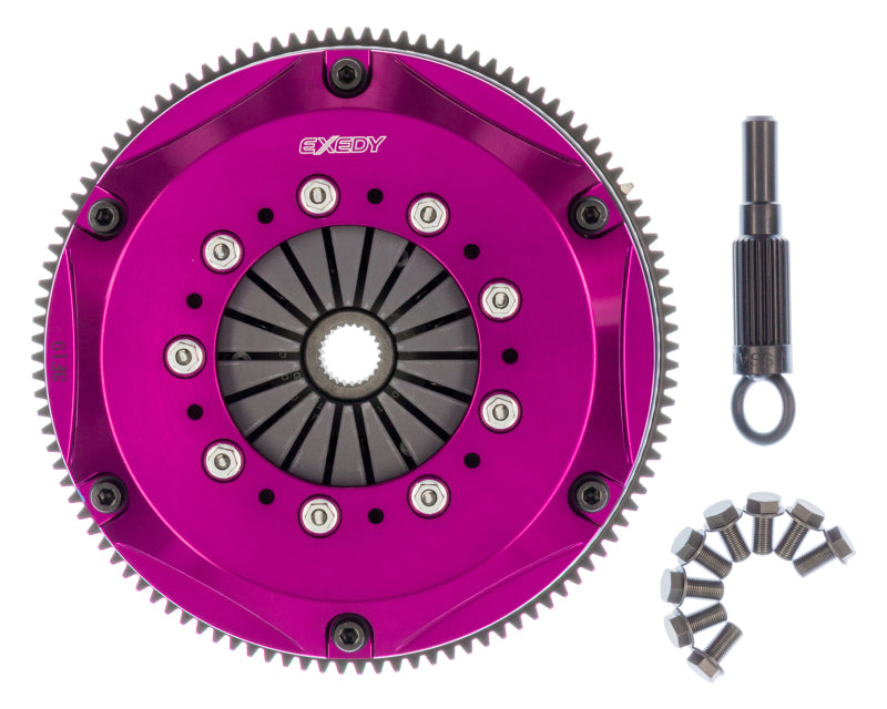 Exedy 1989-1994 Nissan 240SX Hyper Twin Cerametallic Clutch Sprung Center Disc Push Type Cover Clutch Kits - Multi Exedy