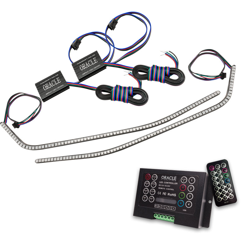 Oracle 16-21 Chevrolet Camaro Surface Mount DRL Modules - ColorSHIFT 2 Headlights ORACLE Lighting