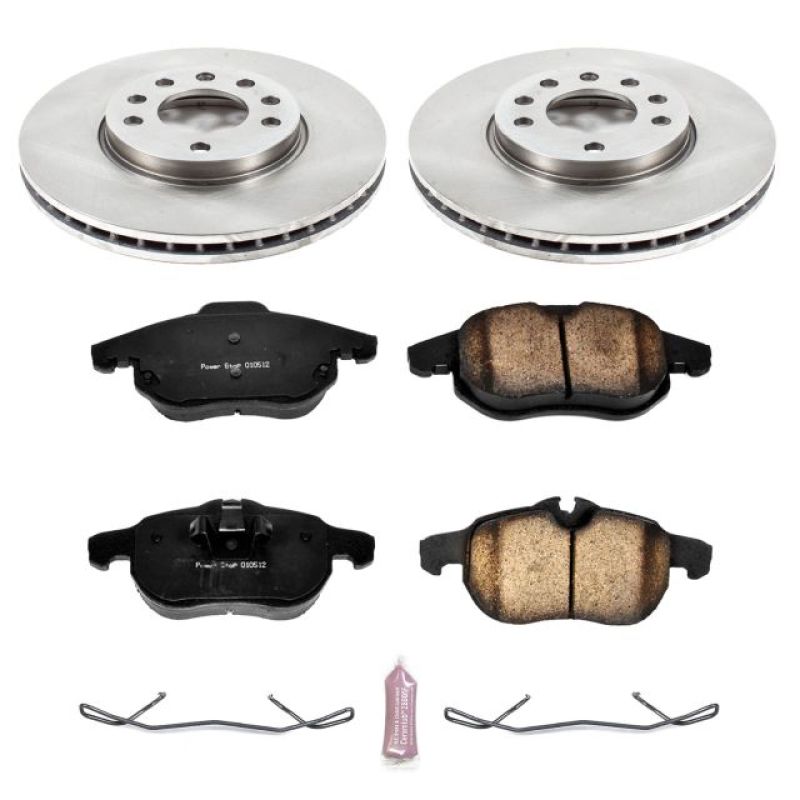 Power Stop 03-11 Saab 9-3 Front Autospecialty Brake Kit Brake Kits - OE PowerStop