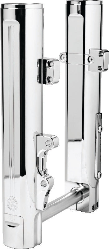 Performance Machine Dyna and M8 Softail Lower Leg Assembly 49mm - Chrome Fork Assemblies Performance Machine