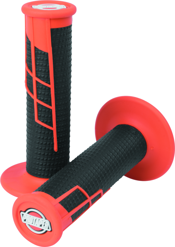 ProTaper Clamp-On 1/2 Waffle Grip - Orange/Black Grips ProTaper