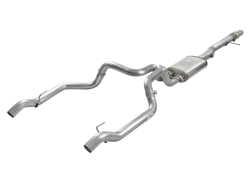 aFe Vulcan Series 4in-3in 304-SS Exhaust Cat-Back 2019 GM Silverado / Sierra 1500 V8-5.3L w/ OE Tips Catback aFe