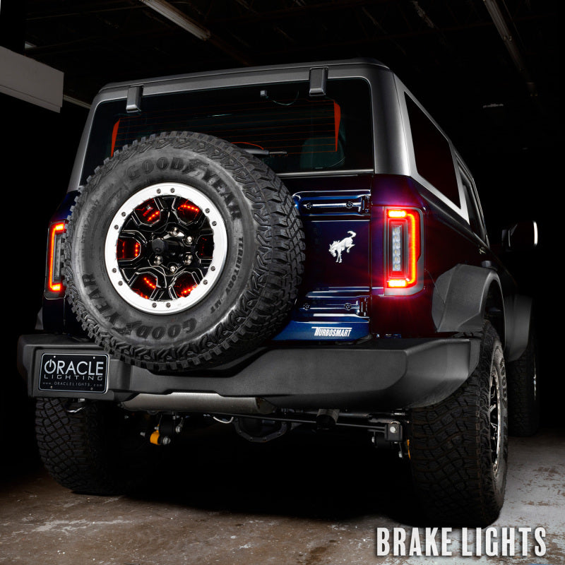 Oracle Lighting 21-22 Ford Bronco Flush Style LED Taillights Tail Lights ORACLE Lighting