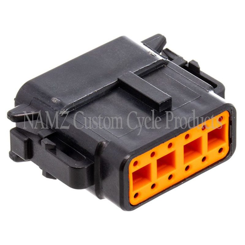 NAMZ Deutsch DTM 12-Position Plug w/12 Stamped Terminals & Wedgelock - Black (HD 74119-98BK) Wiring Connectors NAMZ