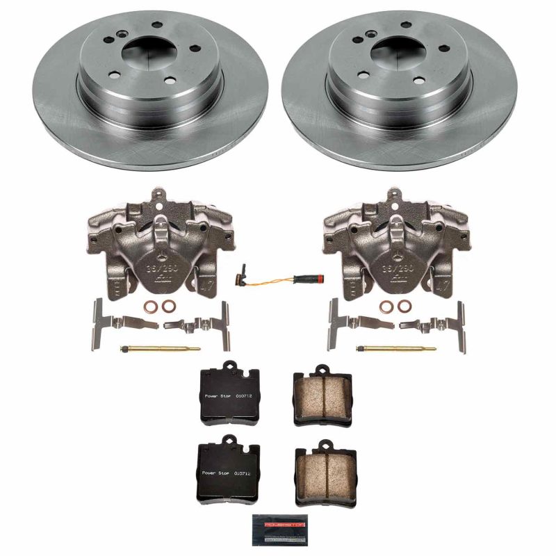 Power Stop 03-05 Mercedes-Benz C240 Rear Autospecialty Brake Kit w/Calipers Brake Kits - OE PowerStop