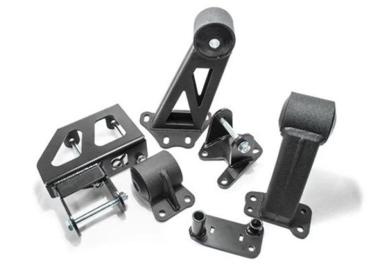 Innovative 94-01 Integra J-Series Black Steel Mounts 85A Bushings Engine Mounts Innovative Mounts