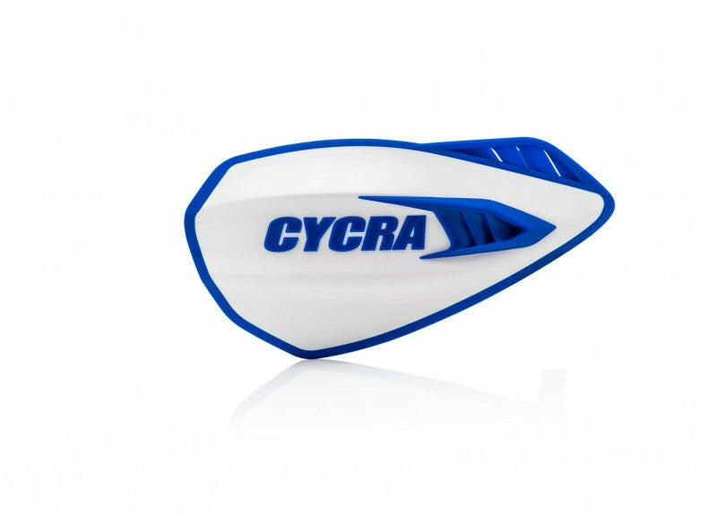 Cycra Cyclone MX - White/Blue Hand Guards Cycra