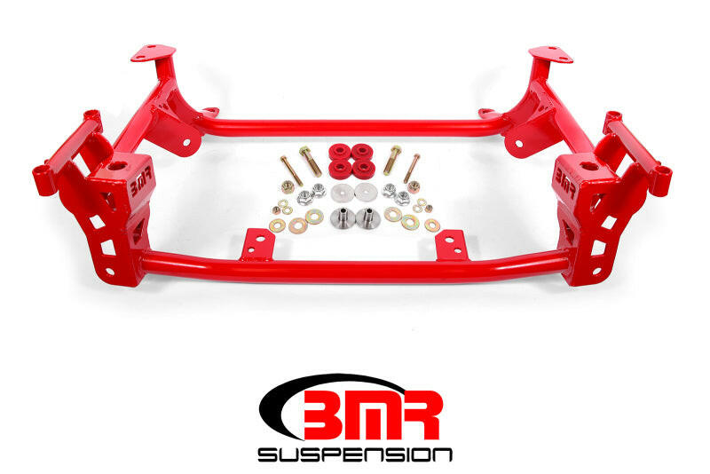 BMR 15+ Ford Mustang GT Lightweight K-Member - Red Crossmembers BMR Suspension