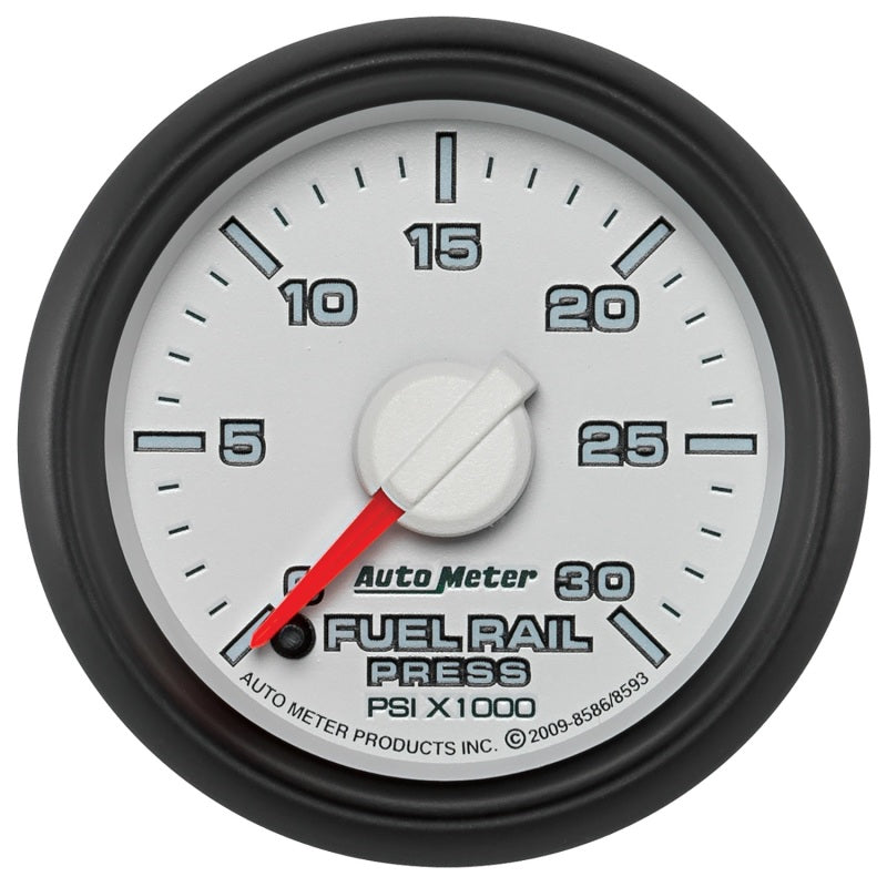 Autometer Factory Match 52.4mm Full Sweep Electric 0-30,000 PSI Diesel Fuel Rail Pressure Gauges AutoMeter