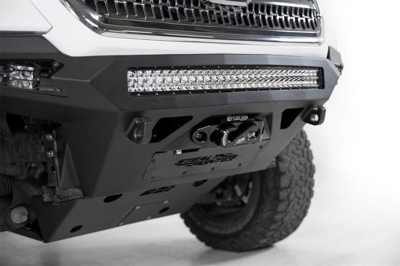 Addictive Desert Designs 16-19 Toyota Tacoma Stealth Fighther Front Bumper w/ Winch Mount Bumpers - Steel Addictive Desert Designs