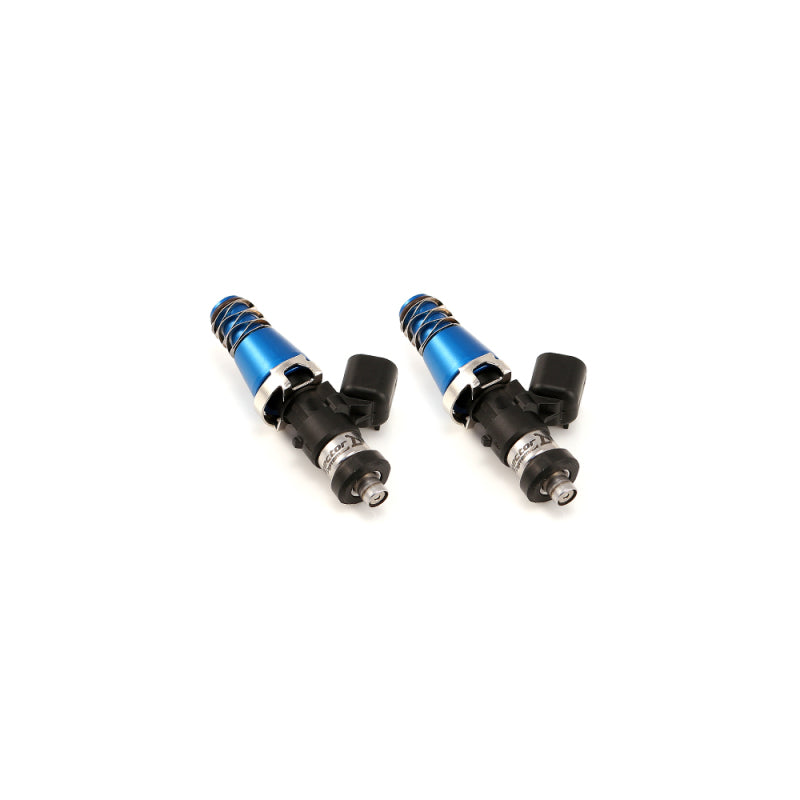 Injector Dynamics ID1050X Injectors 11mm (Blue) Adaptors Denso Lower Cushions (Set of 2) Fuel Injector Sets - 2Cyl Injector Dynamics