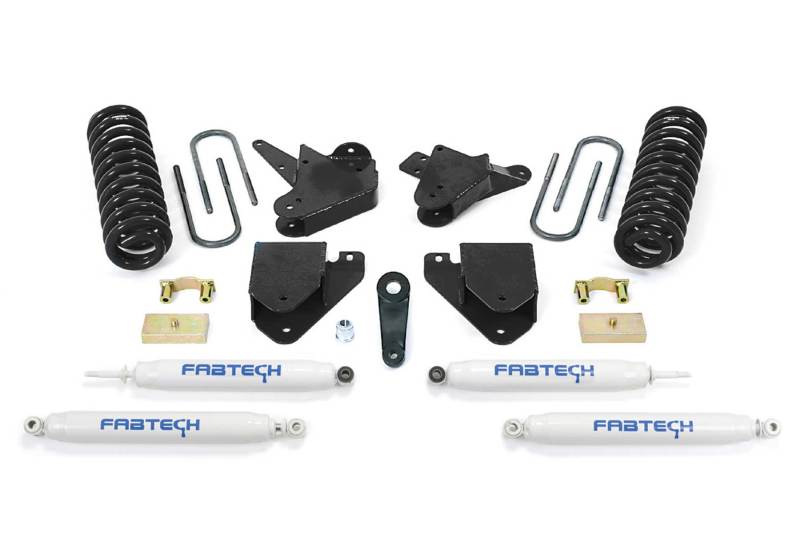 Fabtech 08-10 Ford F250 2WD V10 & Diesel 6in Basic Sys w/Perf Shks Lift Kits Fabtech