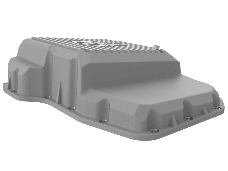 aFe Transmission Pan Raw w/ Machined Fins 13-19 Dodge Diesel Trucks L6-6.7L (td) Diff Covers aFe