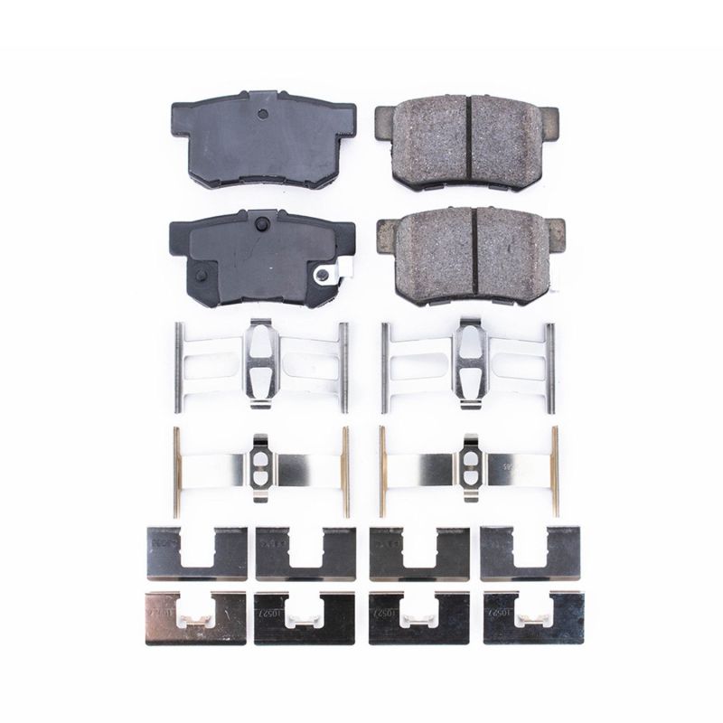 Power Stop 97-99 Acura CL Rear Z17 Evolution Ceramic Brake Pads w/Hardware Brake Pads - OE PowerStop